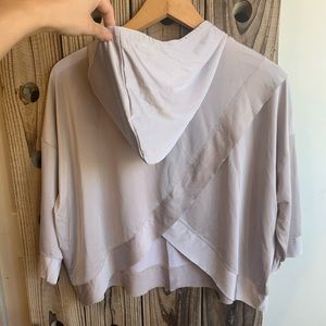 Zara back slit yogi hoodie